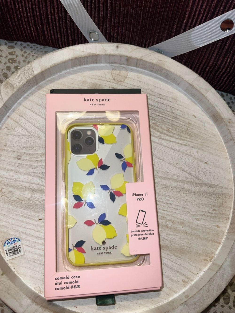 kate spade Yellow Floral iPhone 11 Pro Case with Multicolor Petals
